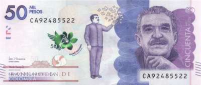 Kolumbien - 50.000  Pesos (#462f_UNC)