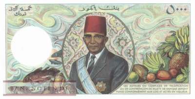 Komoren - 5.000  Francs (#012b_UNC)