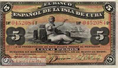 Kuba - 5  Pesos (#048a_AU)
