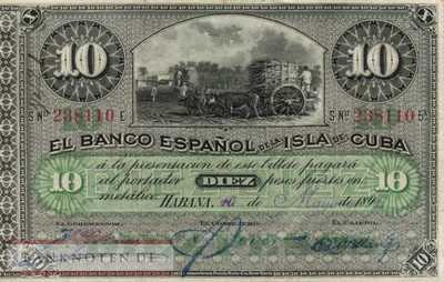 Kuba - 10  Pesos (#049a_AU)