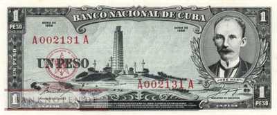 Kuba - 1  Peso (#087a_UNC)