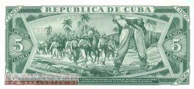 Kuba - 5  Pesos (#103d-88_UNC)