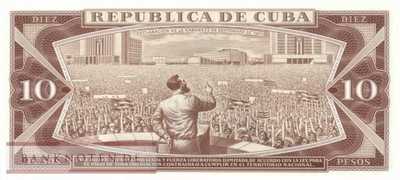 Kuba - 10  Pesos (#104d-88_UNC)