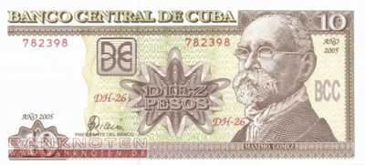 Kuba - 10  Pesos (#117h_UNC)