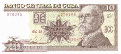 Kuba - 10  Pesos (#117l_UNC)