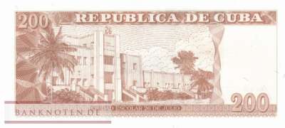 Kuba - 200  Pesos (#130f_UNC)