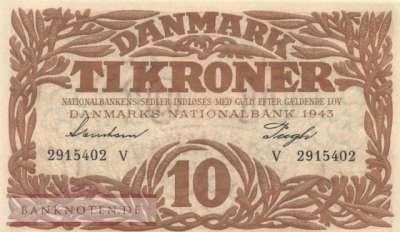 Dänemark - 10  Kroner (#031p-7_UNC)