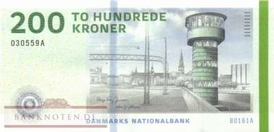 Dänemark - 200  Kroner (#067f-U3_UNC)