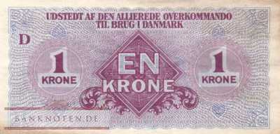 Dänemark - 1  Krone (#M002_VF)