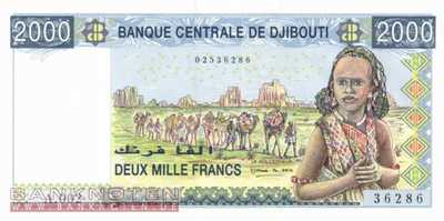 Djibouti - 2.000  Francs (#043a_UNC)