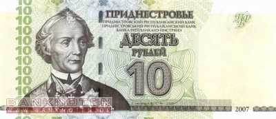 Transnistrien - 10  Rubel (#044a_UNC)
