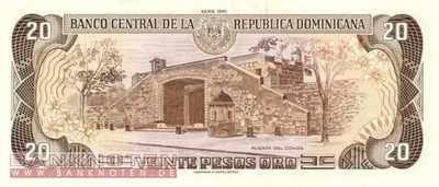 Dominikanische Republik - 20  Pesos Oro (#133_UNC)