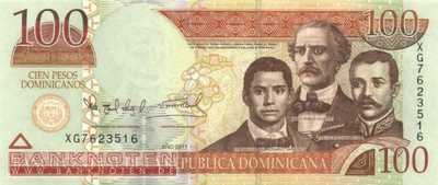 Dominikanische Republik - 100  Pesos Dominicanos (#184a_UNC)