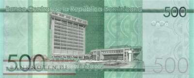 Dominikanische Republik - 500  Pesos Dominicanos (#192e_UNC)