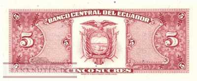 Ecuador - 5  Sucres (#113d-IC_UNC)