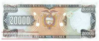 Ecuador - 20.000  Sucres (#129g-AK_UNC)
