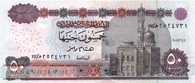Ägypten - 50  Pounds (#066-13_UNC)