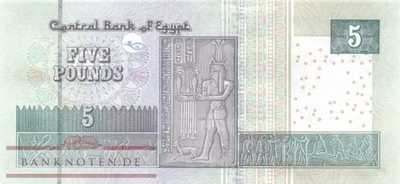Ägypten - 5  Pounds (#072-18_UNC)