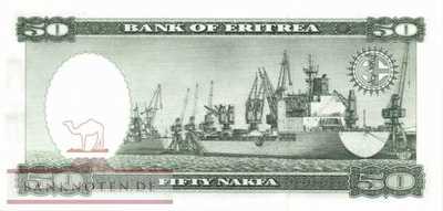 Eritrea - 50  Nakfa (#005_UNC)