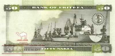 Eritrea - 50  Nakfa (#009_UNC)