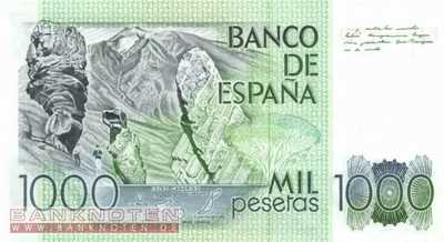 Spanien - 1.000  Pesetas (#158_UNC)