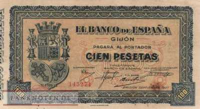 Spanien - 100  Pesetas (#S580_AU)