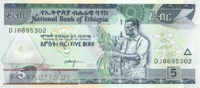 Äthiopien - 5  Birr (#047h_UNC)