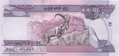 Äthiopien - 200  Birr (#056a_UNC)