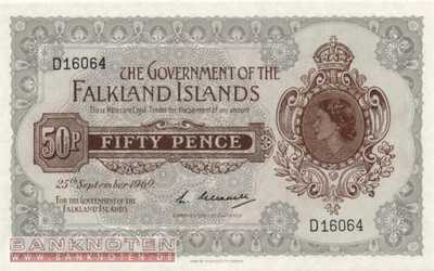 Falkland Inseln - 50  Pence (#010a_UNC)