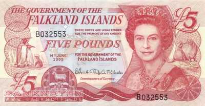 Falkland Inseln - 5  Pounds (#017a_UNC)