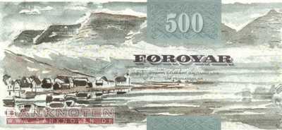 Faroer Inseln - 500  Krónur (#027_UNC)