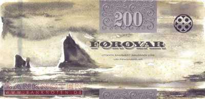 Faroer Inseln - 200  Krónur (#031_UNC)