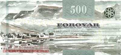 Faroer Inseln - 500  Krónur (#032_UNC)
