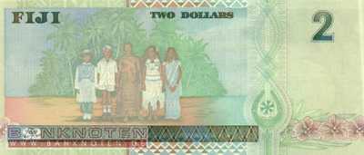Fiji - 2  Dollars (#096b_UNC)