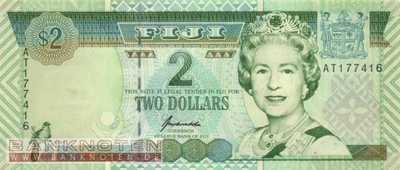 Fidschi Inseln - 2  Dollars (#096b_UNC)