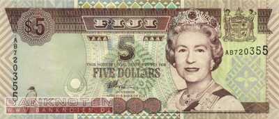 Fiji - 5  Dollars (#105b_UNC)