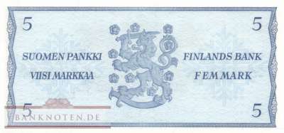 Finnland - 5  Markkaa (#099a-U50-1_UNC)