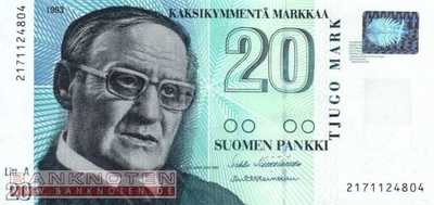 Finnland - 20  Markkaa (#123-U4_UNC)