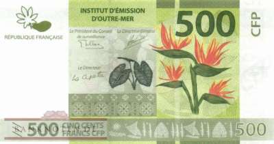 Franz. Pazifik Territorien - 500  Francs (#005b_UNC)
