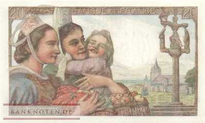 Frankreich - 20  Francs (#100a-43_UNC)
