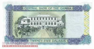 Gambia - 25  Dalasis (#022c_UNC)