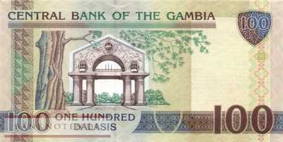 Gambia - 100  Dalasis (#029d_UNC)