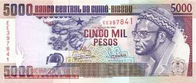 Guinea-Bissau - 5.000  Pesos (#014b_UNC)