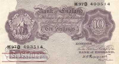 Grossbritannien - 10  Shillings (#366_F)