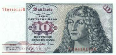 Deutschland - 10  Deutsche Mark - Ersatzbanknote (#BRD-19b-B_UNC)