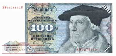 Deutschland - 100  Deutsche Mark (#BRD-33a_UNC)