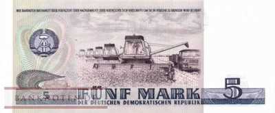 Deutschland - 5  Mark (#DDR-23c_UNC)