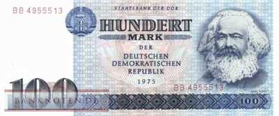 Deutschland - 100  Mark (#DDR-25a_UNC)