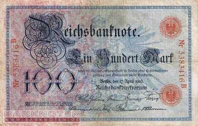 Deutschland - 100  Mark (#DEU-016_F)
