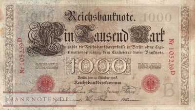Deutschland - 1.000  Mark (#DEU-019_VF)